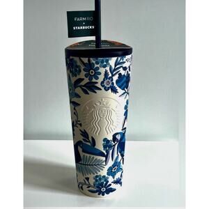 Starbucks 24oz Limited Farm Rio White Cold Cup May 2025 Release